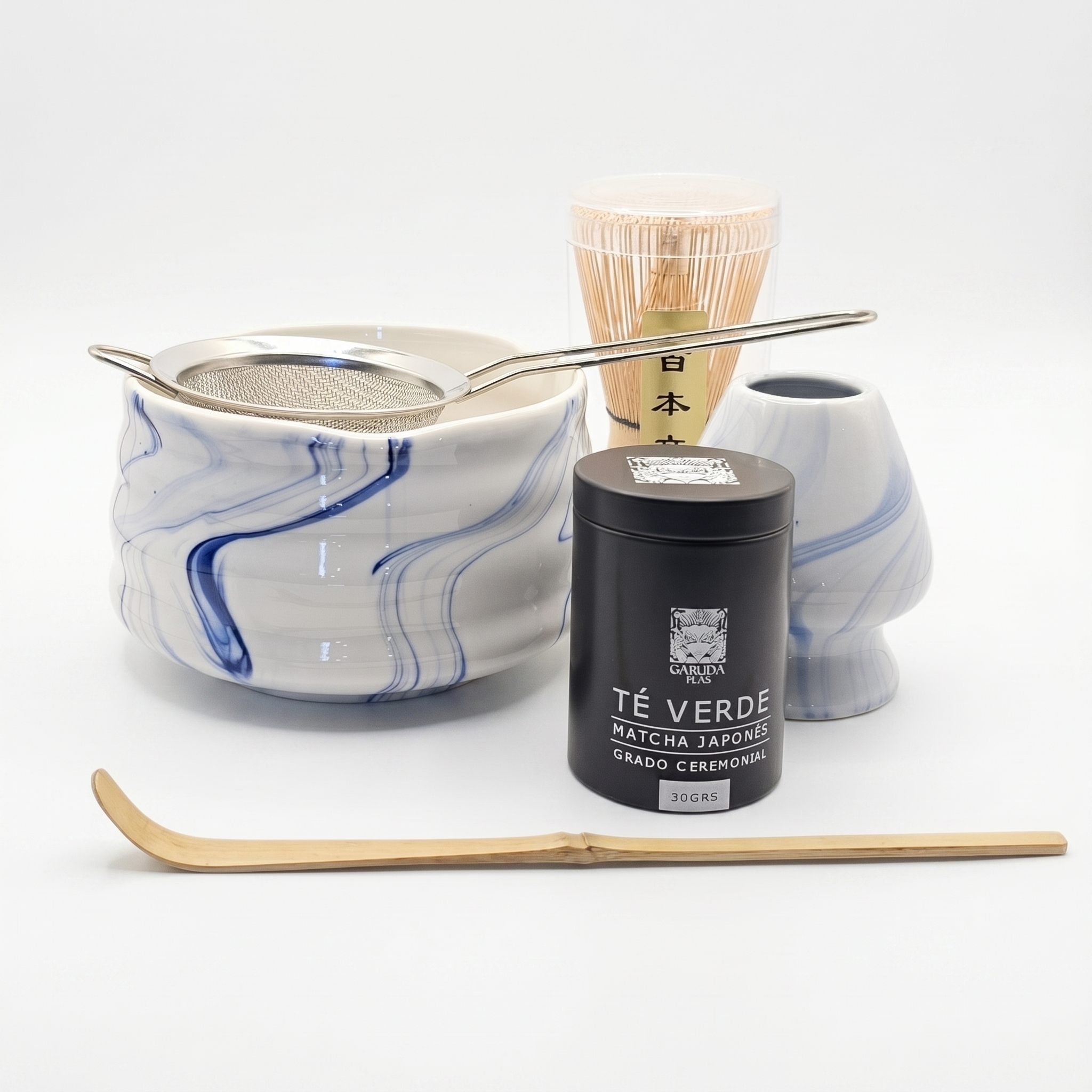Set Té Matcha Completo Con Matcha Grado Ceremonial