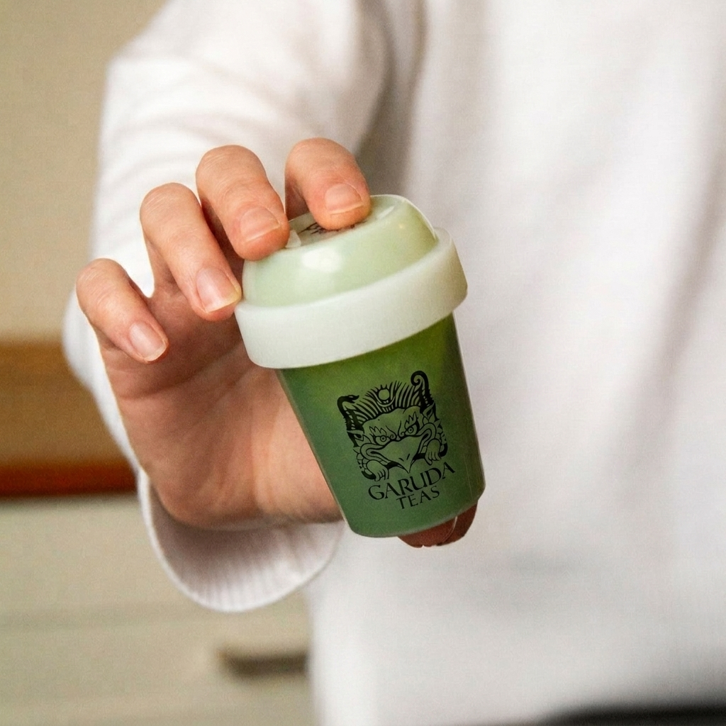 Kit Matcha To-Go — Shaker + Chashaku de Acero Inoxidable