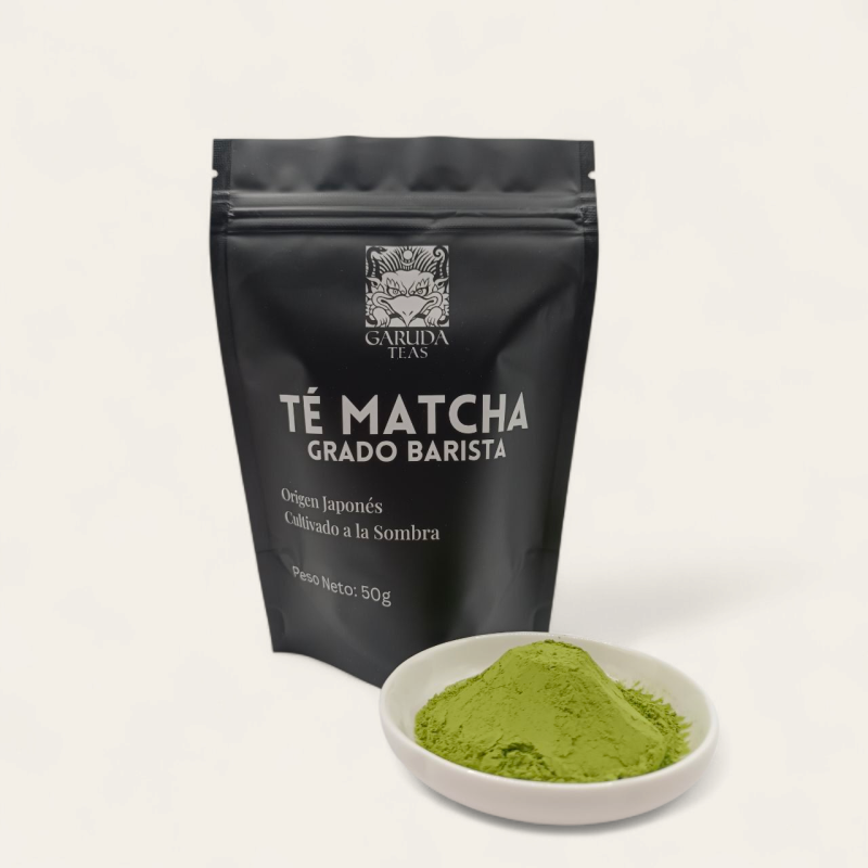 Chasen con chashaku y Matcha Japonés grado barista - Imagen 2